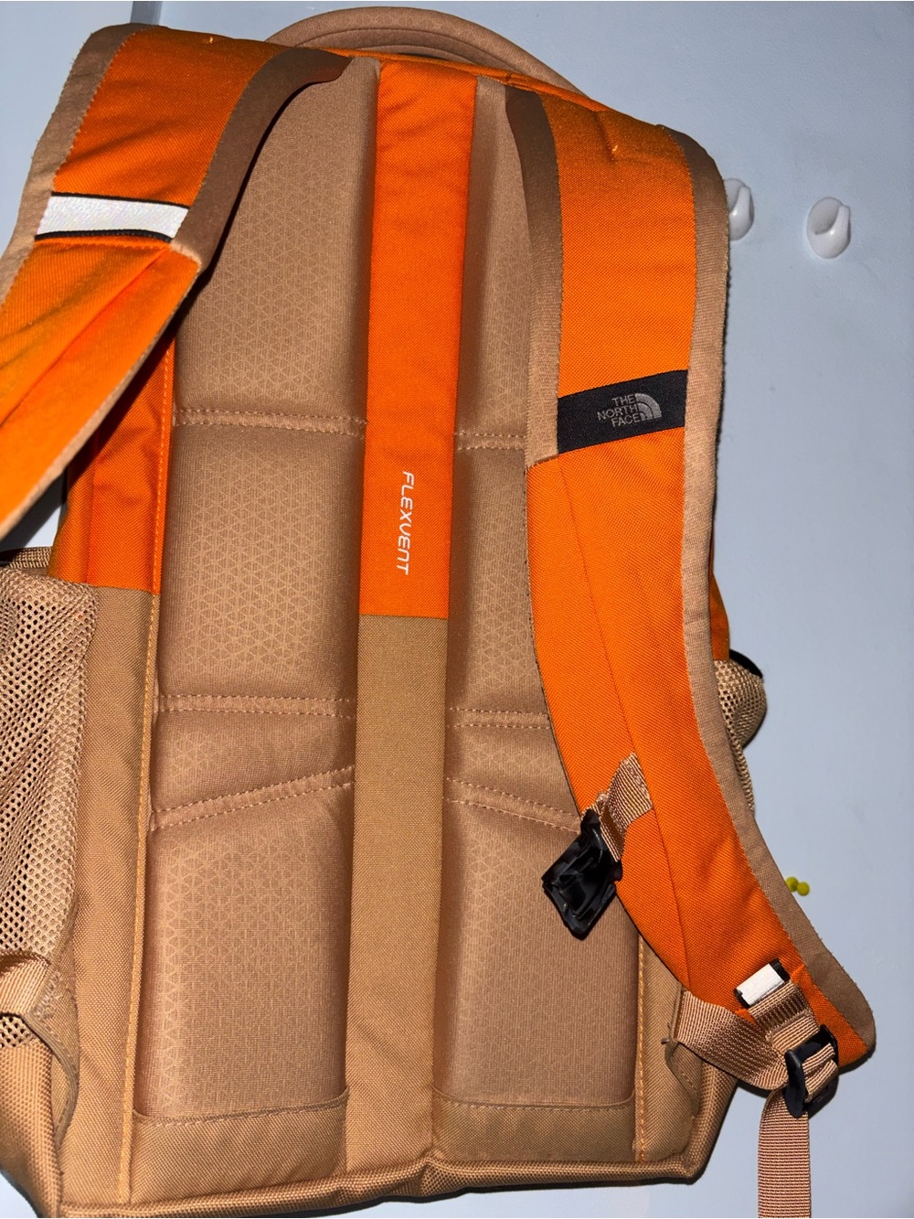 The North Face Men’s Orange and Tan FlexVent Daypack